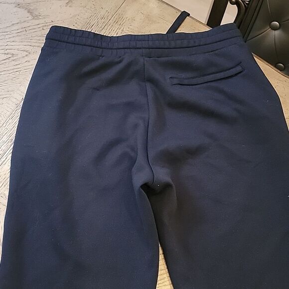 Mens Black jogger pants size M side zip pockets - Picture 8 of 11